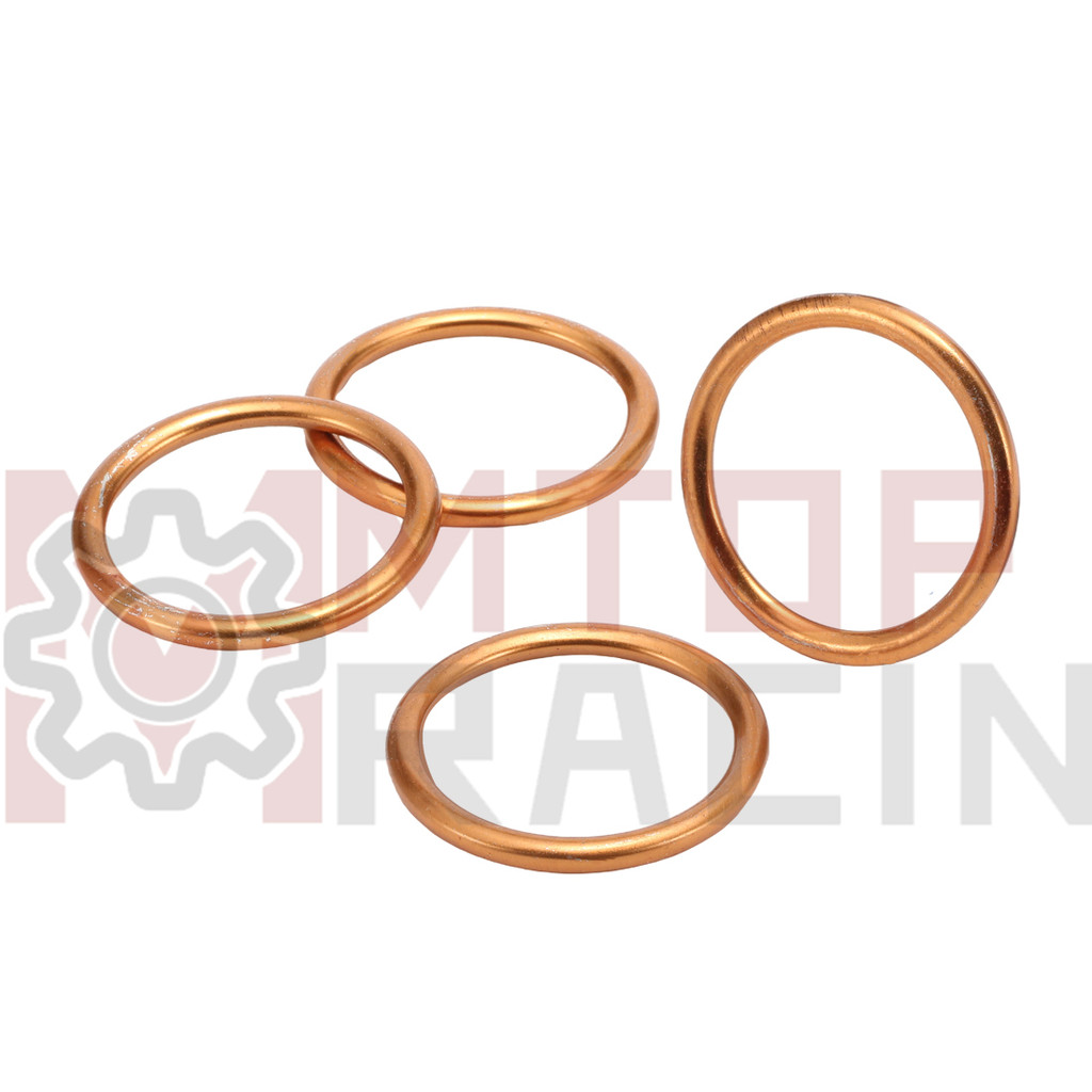 18291-MM5-860 Exhaust Tube Pipe Gasket Set for Honda NT650 NTV600 NTV650 NV400 NV600 NV750 NX250 VFR