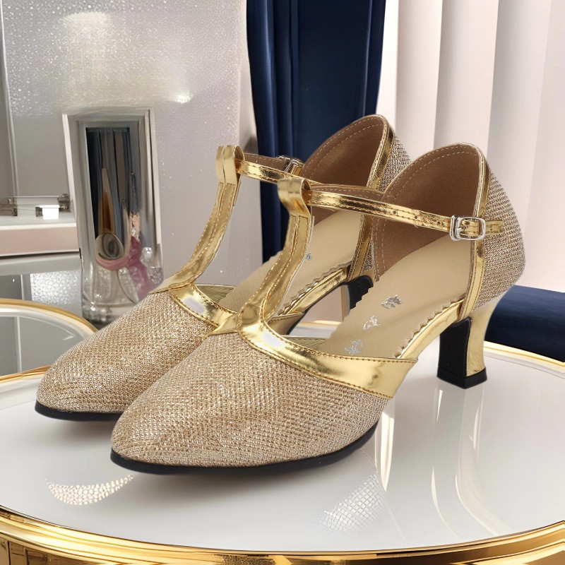 New Latin Dance Shoes for Women, Square Dance Shoes, Ballroom Dance Shoes, Modern Dance Shoes, Soft 