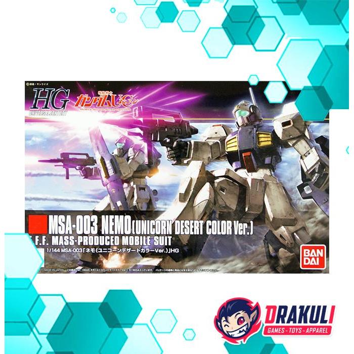 Drakuli Hobbies BANDAI Plamo HG / HGUC Nemo (Unicorn Desert Color Ver.)