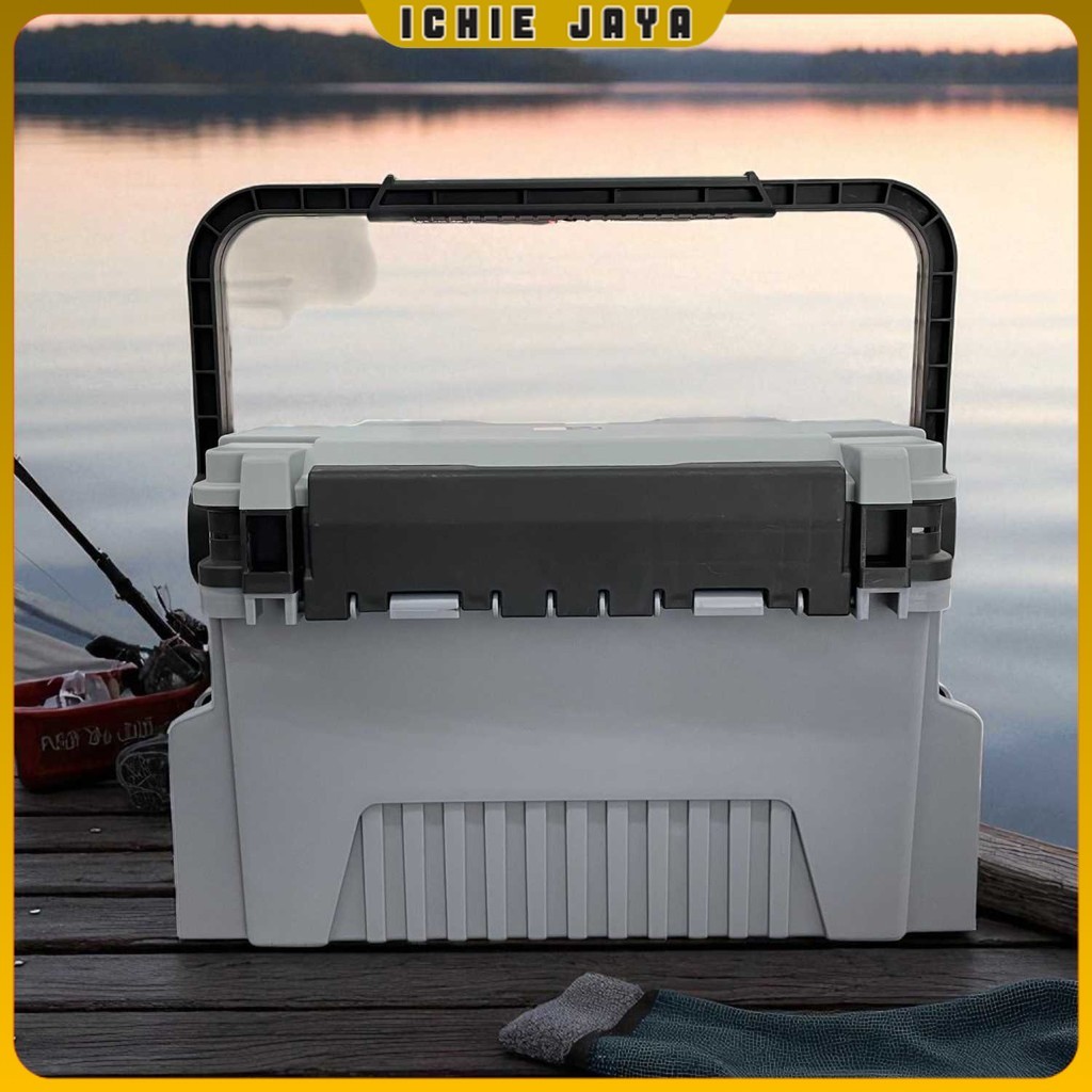 TaffSPORT Kotak Perkakas Pancing Fishing Tackle Box Double Layer