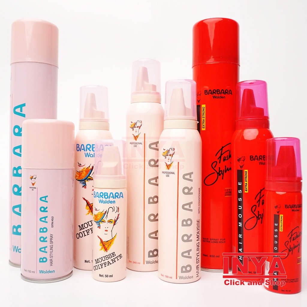 BARBARA HAIR FOAM, MOUSSE & SPRAY - Styling Rambut