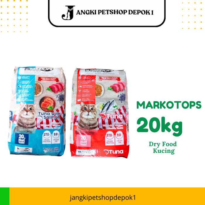 makanan kucing MARKOTOP ADULT 20KG