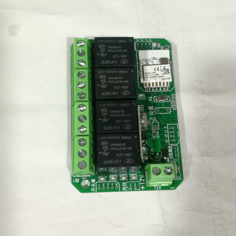 Tuya 4-Channel Smart Switch Relay - WiFi Zigbee Wireless Control with Mobile App for Home Automation