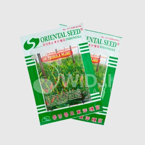 Cabe Trisula Hijau 10gr Unggul Cabe Hijau Original Oriental Seed Merah