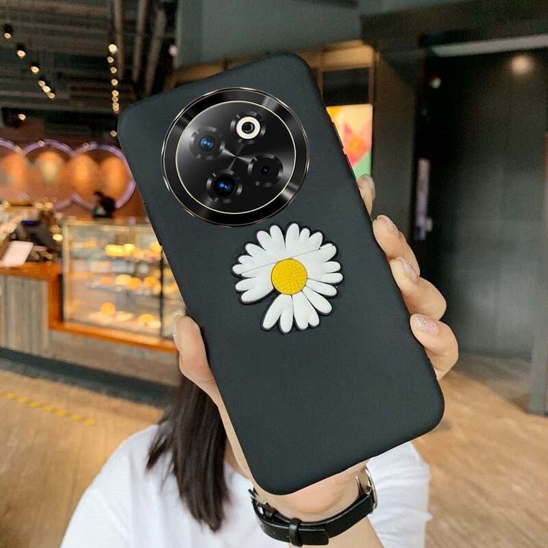 Phone Cover ZTE Axon 60 Ultra Soft Bracket Chrysanthemum Cute Pattern for ZTE Axon 60 Ultra CaseCasi