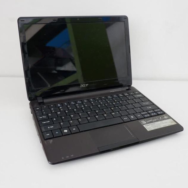 Laptop Netbook Layar Acer 722 Proc Amd C50 4GB SSD Tipis Ringan Windows 10 Laptop Mahasiswa Laptop k