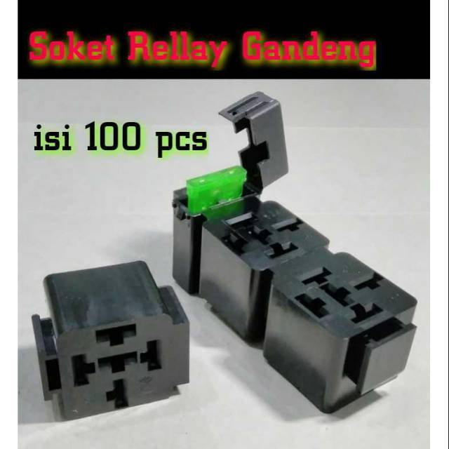 KATLENSHOP Soket Relay gandeng soket relay soket rellay gandeng