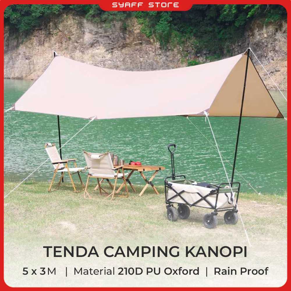 Buizel Flysheet Terpal Tenda Camping Waterproof Anti UV - B3