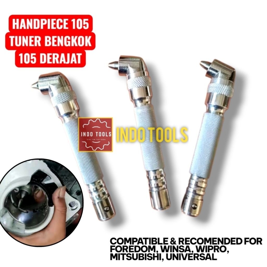 PROMO Tuner bengkok 105 handpiece pnp winsa foredom bkn spr TUNER BENGKOK 105 HANDPIECE