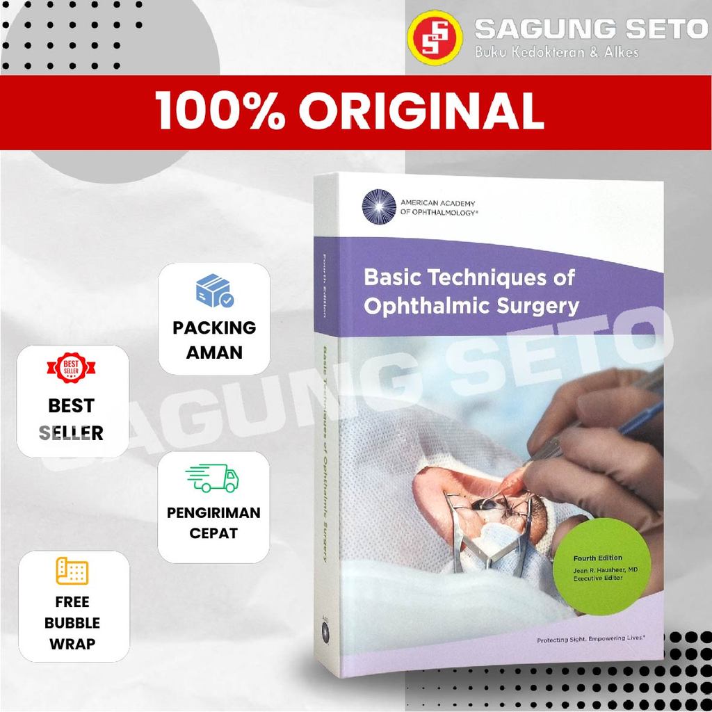 BUKU BASIC TECHNIQUES OF OPHTHALMIC SURGERY 4ED - AAO