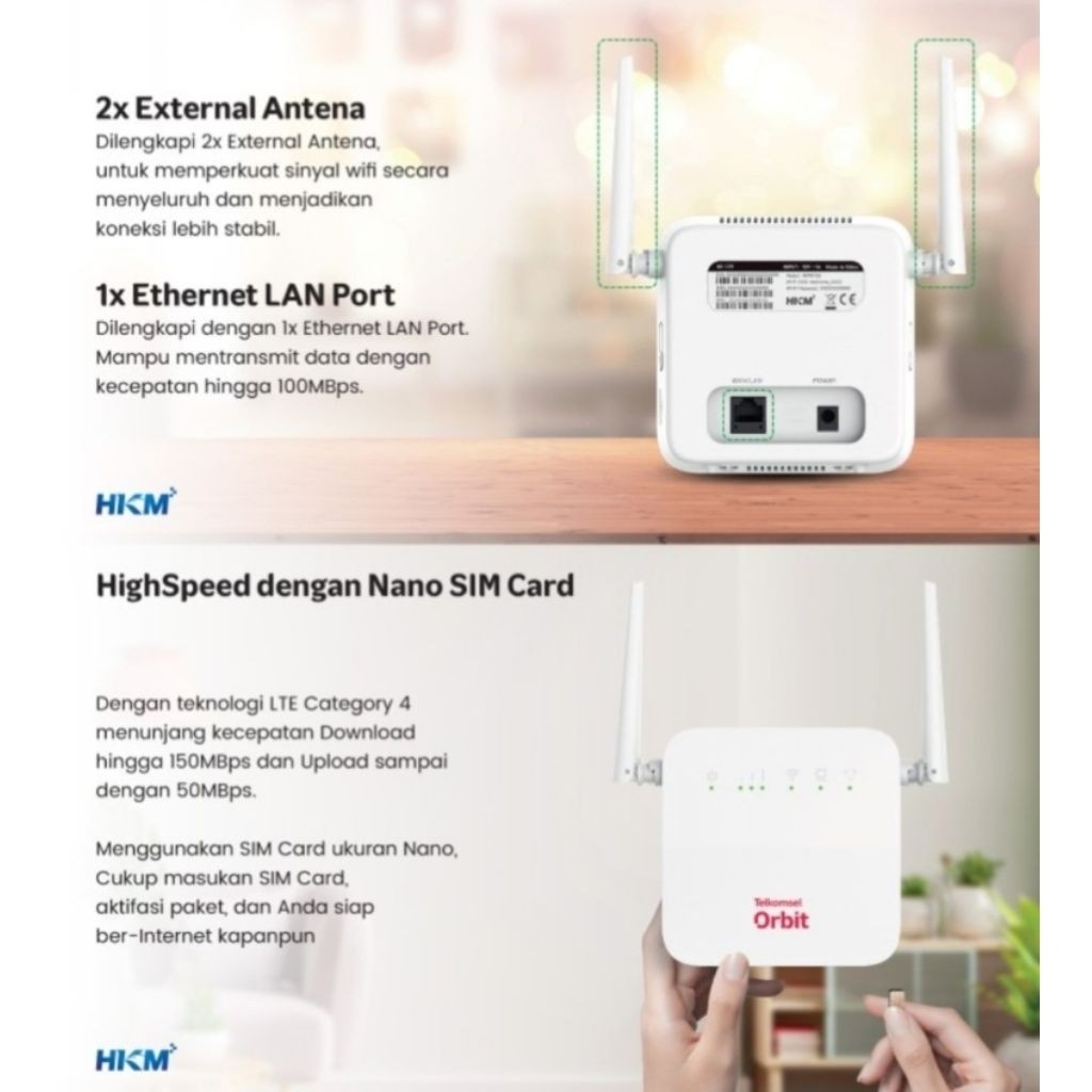 TergacorTelkomsel Orbit Star G1 Modem Wifi 4G High Speed Bonus Paket Data internetTerbaik