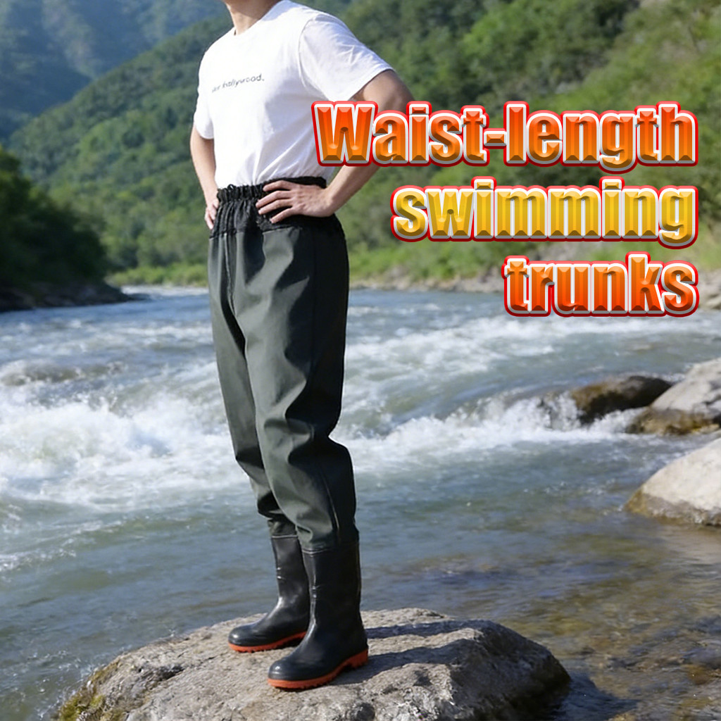 Sepatu Boot Sepatu dan Celana Sepatu anti banjir Nyaman dipakai Karet Petani Sawah Panjang Celana