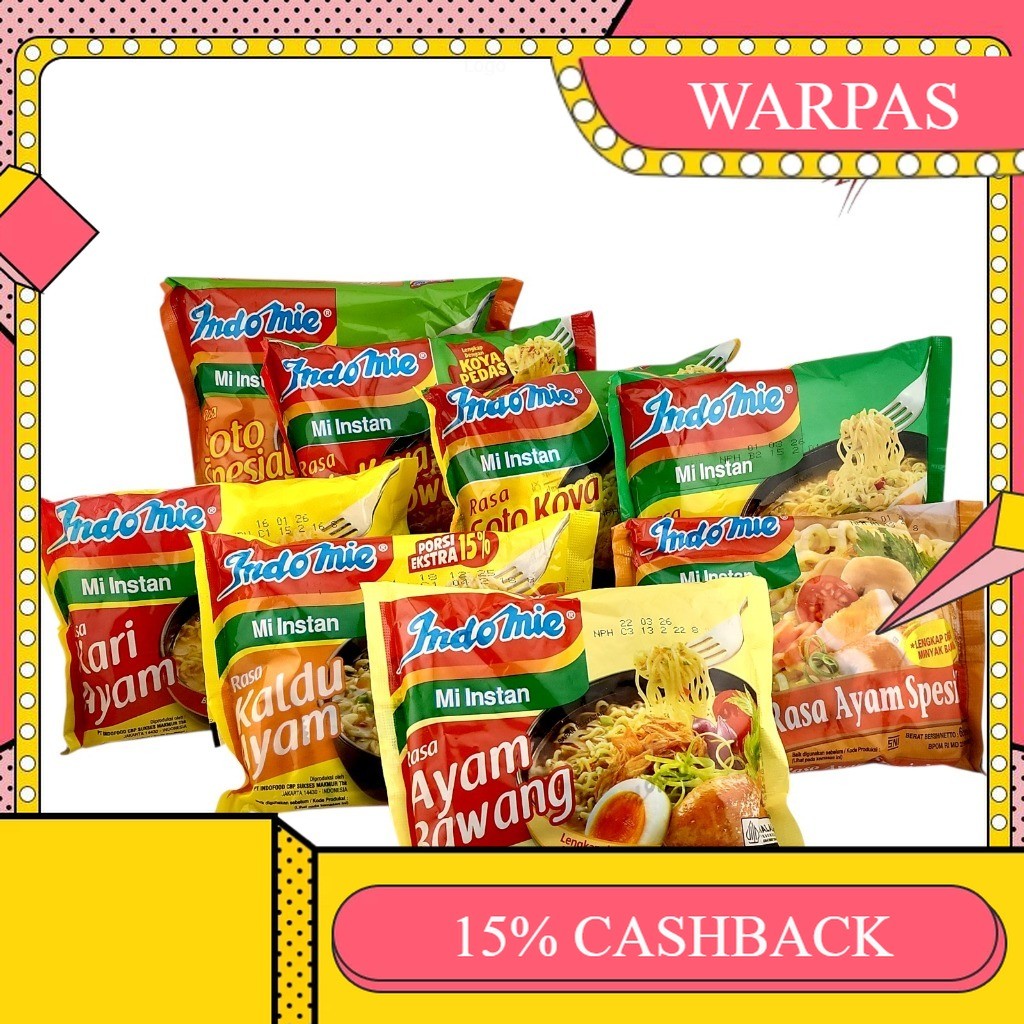 WARPAS Indomie Kuah Ayam Bawang, Soto Mie, Soto Spesial, Soto Koya, Soto Koya, Kaldu Ayam, Ayam Spes