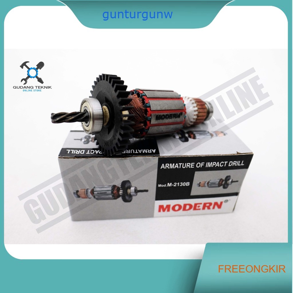 ANGKER Mesin Bor Modern M 2130 / ARMATURE Bor Beton Modern M2130 Impact Drill