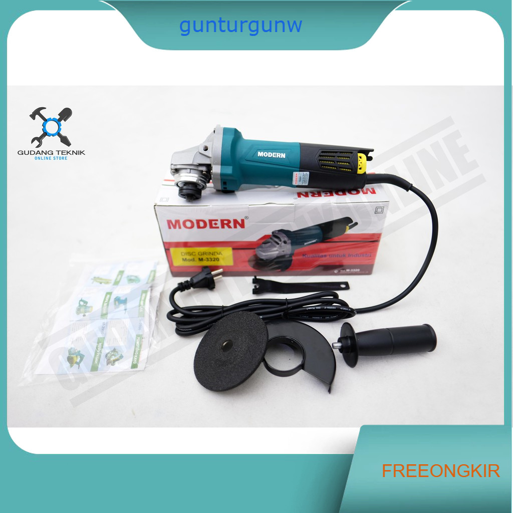 Modern M-3320 SIM100B / Mesin Gerinda Modern M 3320 SIM-100B / Gerinda Tangan Modern M3320 SIM 100B 