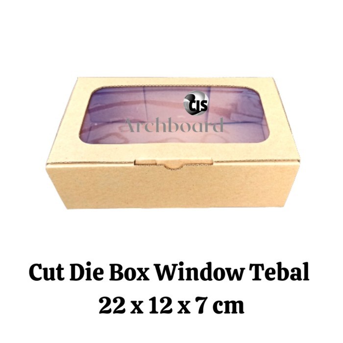 Dus Die Cut Window 22 x 12 x 7 Cm / Box Eflute Window 22x12x7 Cm