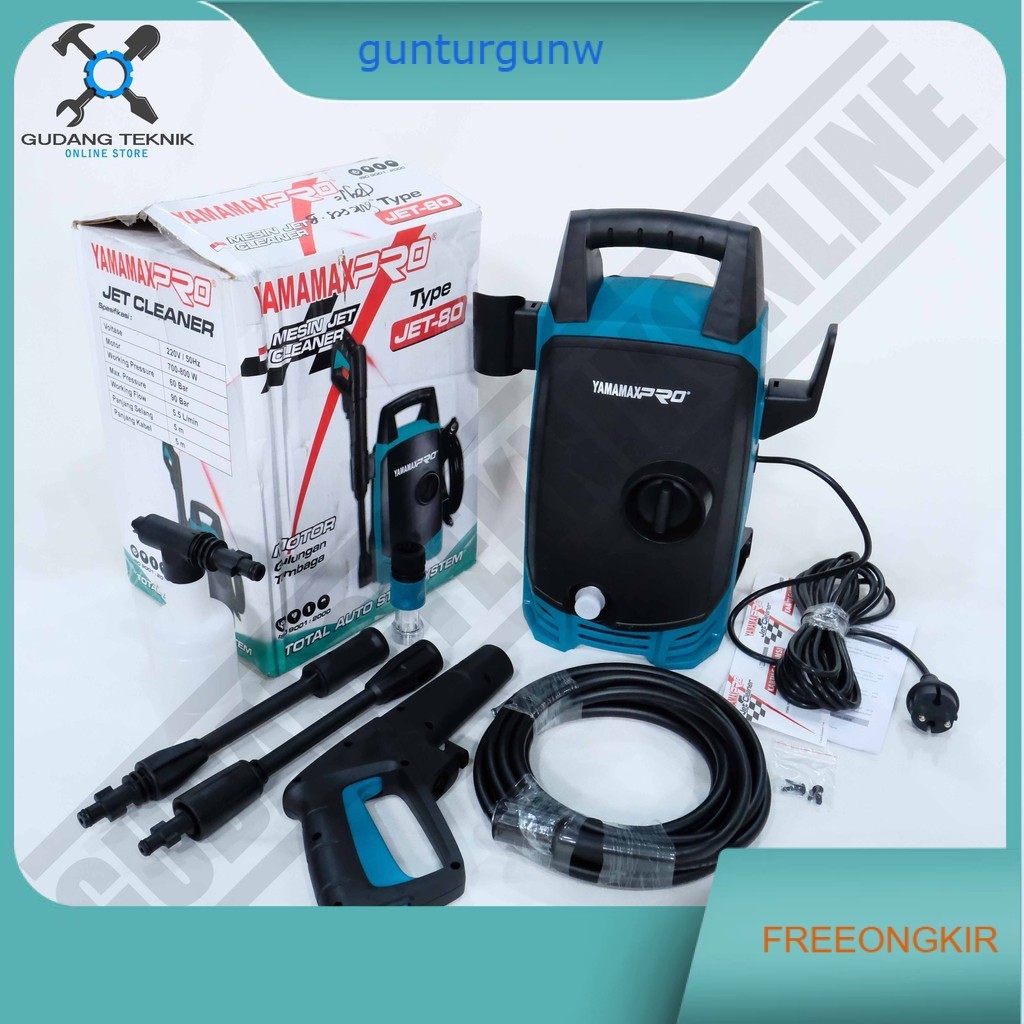 Jet Cleaner Yamamax Pro Jet 80 - Mesin Cuci Steam Motor Mobil Yamamax