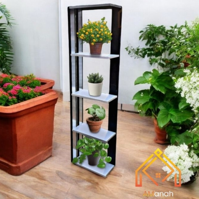 Rak Lantai 5 Tingkat KODE RKA105 / Rak Pot Bunga Minimalis