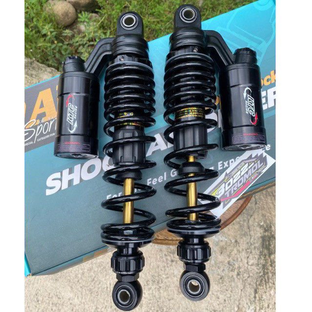 shockbreaker copy ktc shok tabung atas as gold skok tabung atas as gold 320mm 340mm 340 320 BLACK SE