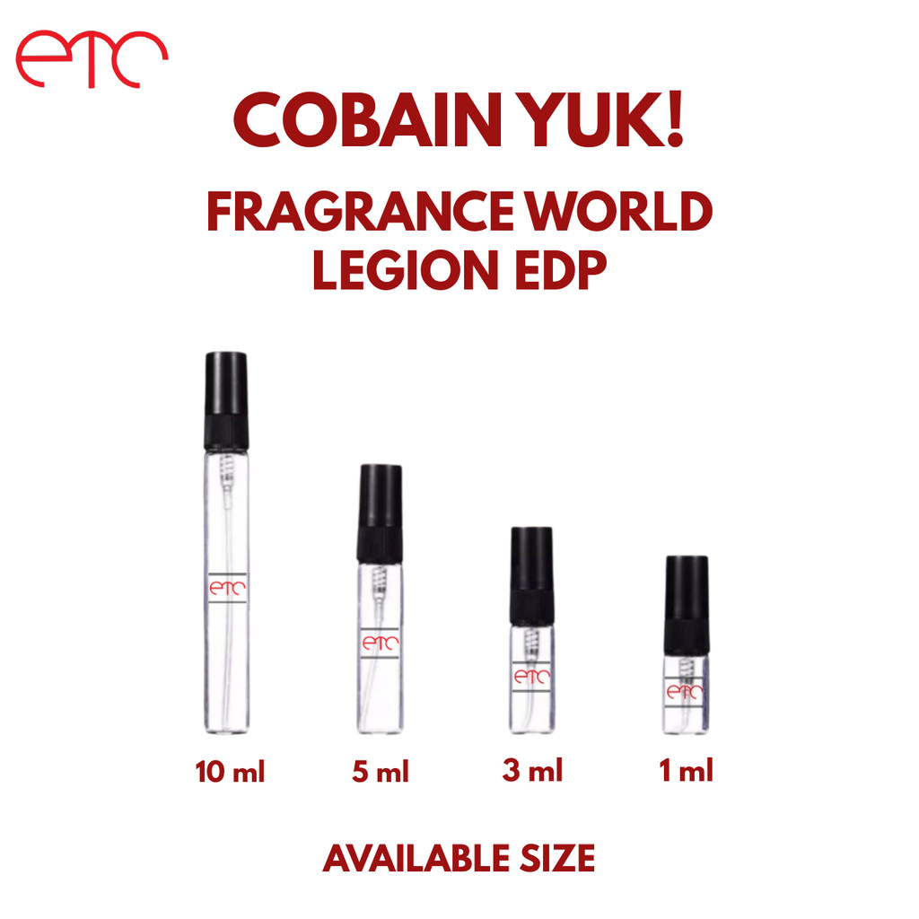 DECANT Parfum Fragrance World Legion EDP for Unisex