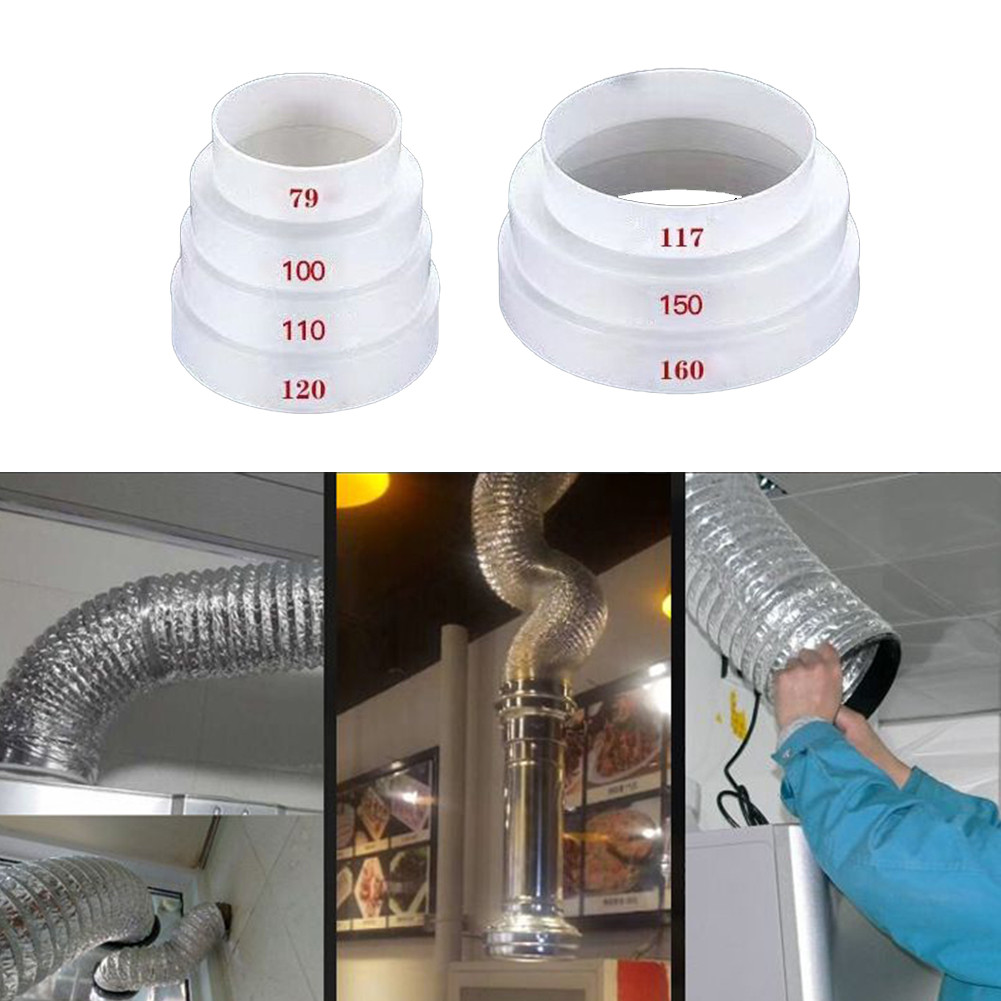 Duct Multi-reducer Exhaust Fan Fan Detachable Reducing Ring Duct Connector For Fan Ventilation Duct 