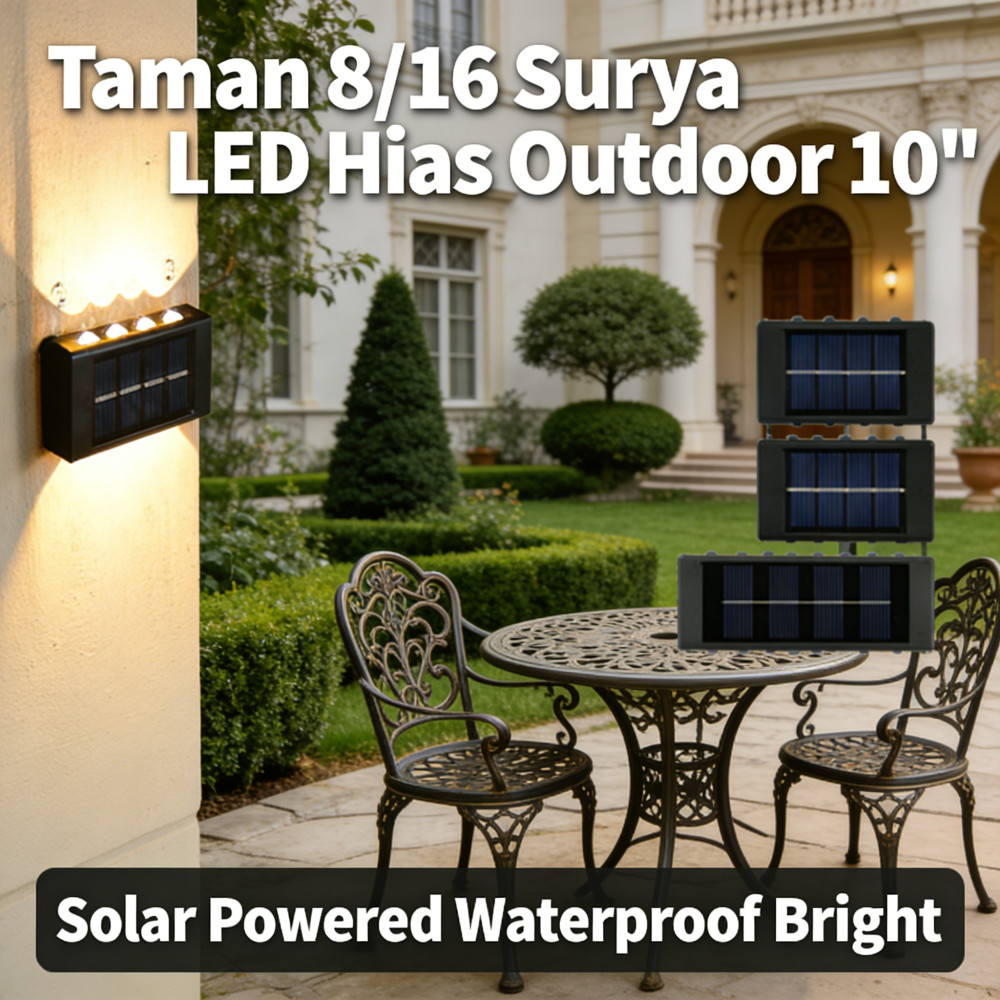 Outdoor Hias Taman LED Surya 16