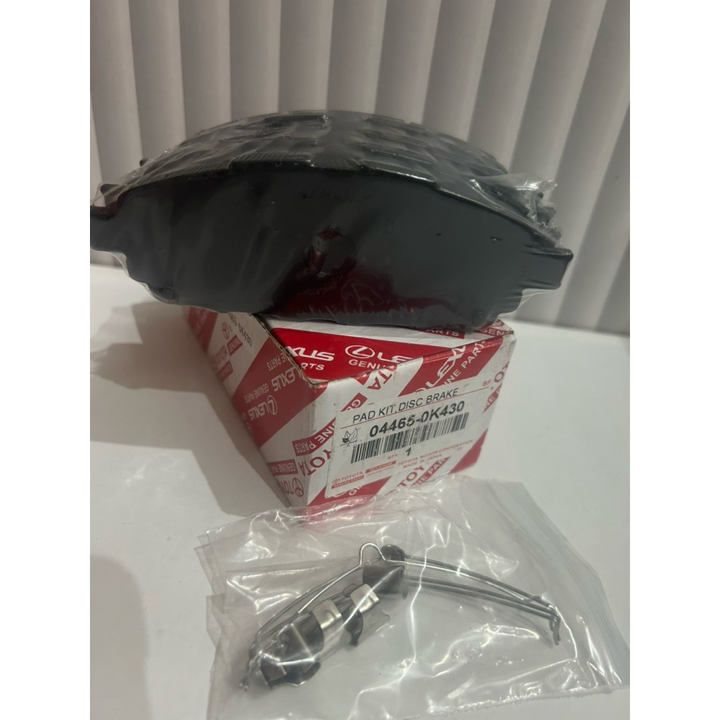 Brake Pad Kampas Rem Depan 04465-0K430 Inova Reborn + kawat