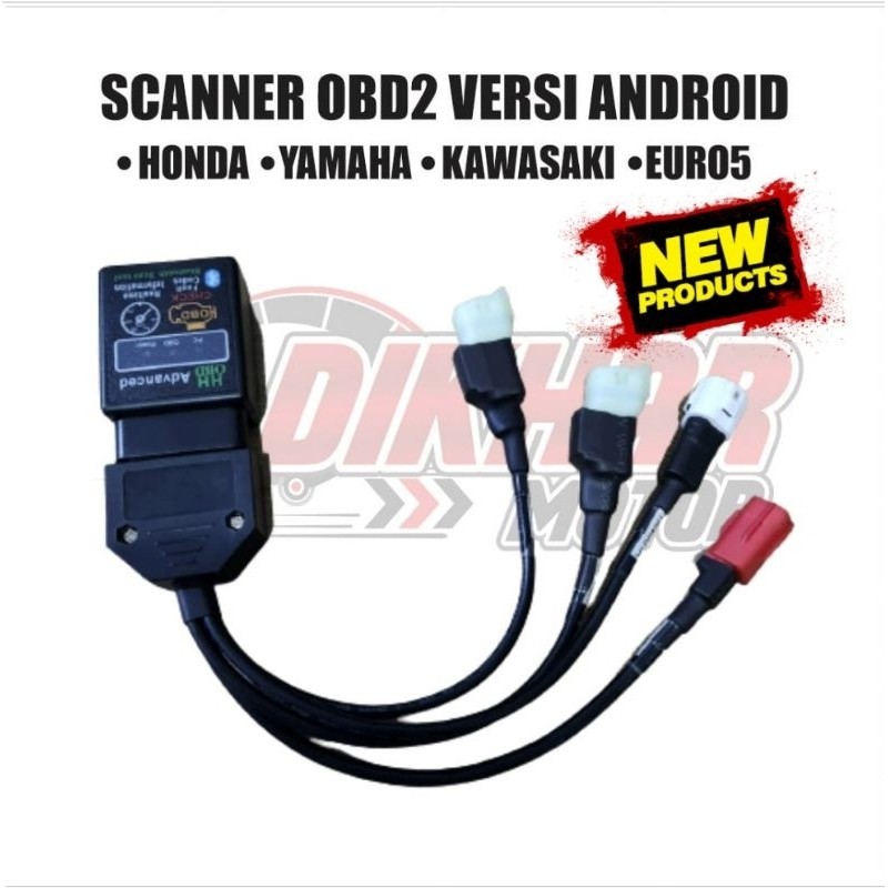 SCANNAR OBD2 ANDROID HONDA YAMAHA KAWASAKI & EURO5