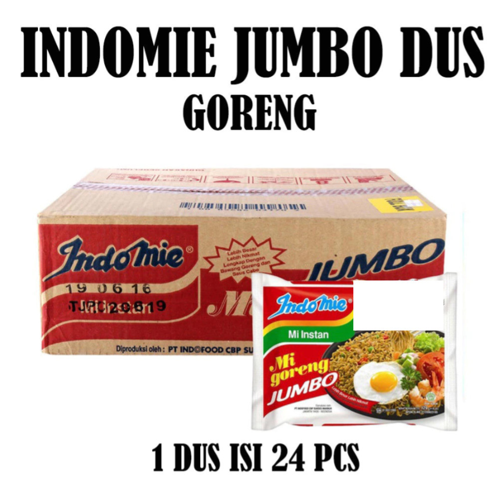 SG 1DUS Indomie Goreng Spesial Jumbo 1Dus Isi 24pc Mie Instan Mie Goreng Jumbo
