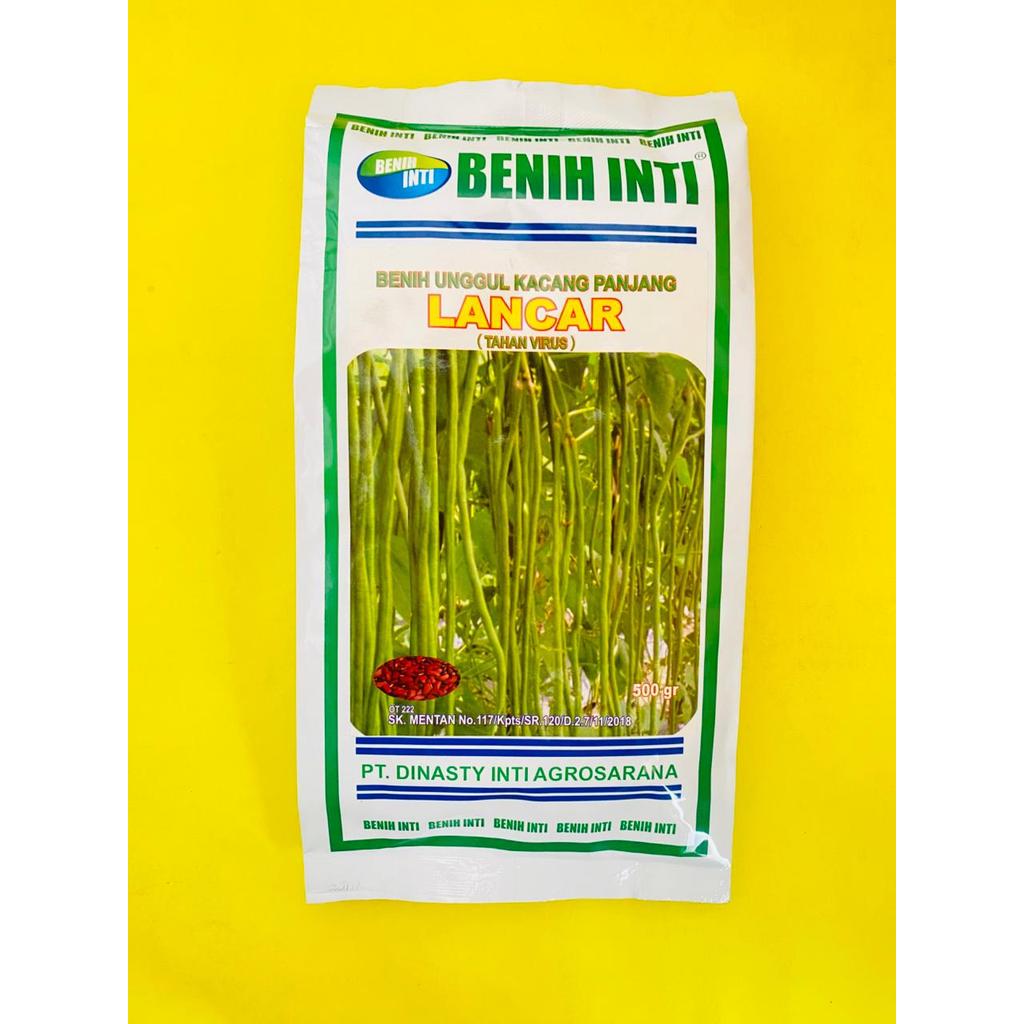 Benih unggul kacang panjang tahan virus LANCAR isi 500gr dari BENIH INTI