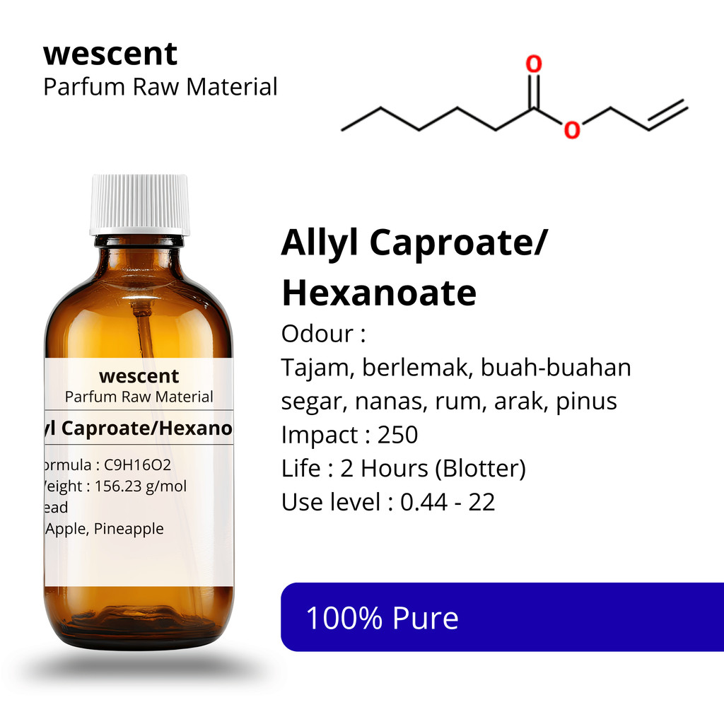 Aroma Chemical - Allyl Caproate/Hexanoate Parfum Raw Material