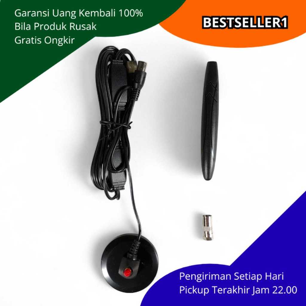 Antena TV Digital Indoor HD Omnidirectional Dengan Amplifier Kuat Untuk UHF VHF Tampilan Jernih Tanp