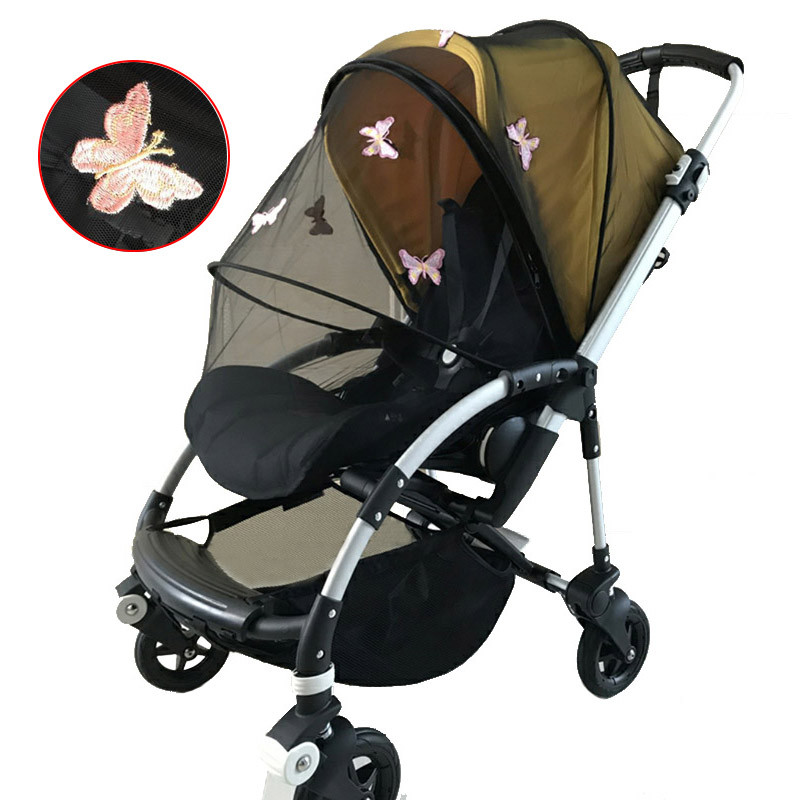 Mosquito Nets For Bugaboo Bee Ant Series Baby Trollery Embroidered With Double Zipper Support Rod Ca