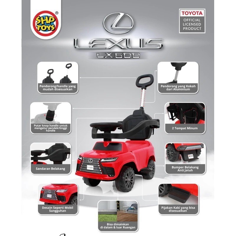 SUMERKAN SHP TOYS Mobil Dorong Ride On Dorongan Mobilan Anak SHP 890/SHP 891/SHP 895/SHP 896/SHP 897