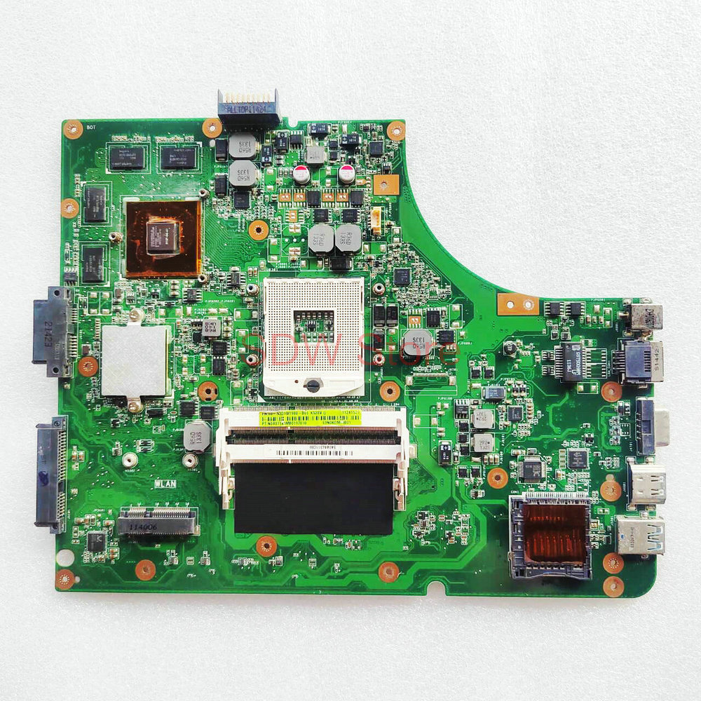K53SV Laptop Motherboard For Asus K53SM K53SC K53SJ K53S A53S K53SV Mainboard K53SV DDR3 GT540M 1G T