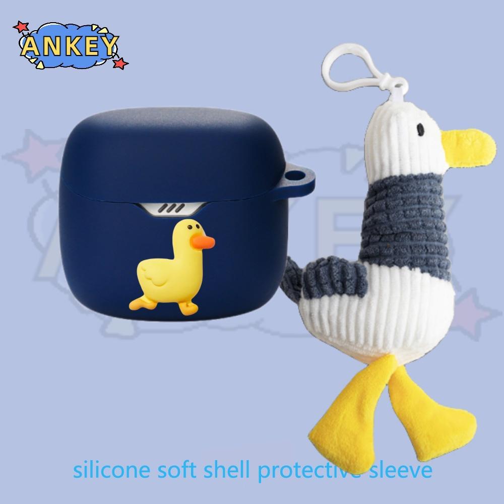 Case for JBL Tune Flex Buds Beam 225 220 TWS Earphone Silicone T220 T225 Lovely Duck Earbuds Soft Pr