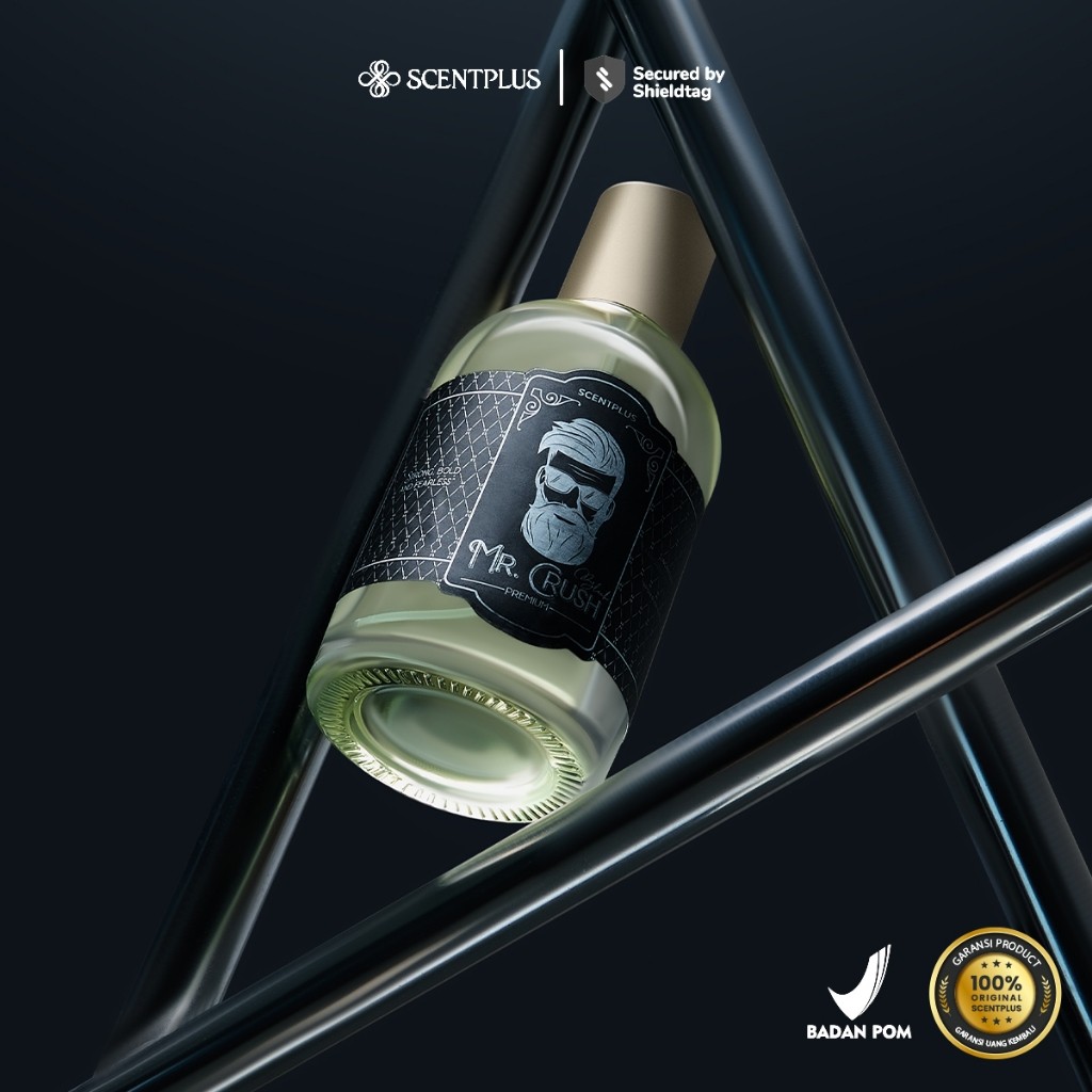 Scentplus Mr. Crush Black Eau de Parfum – Parfum Pria Sporty Woody Tahan Lama