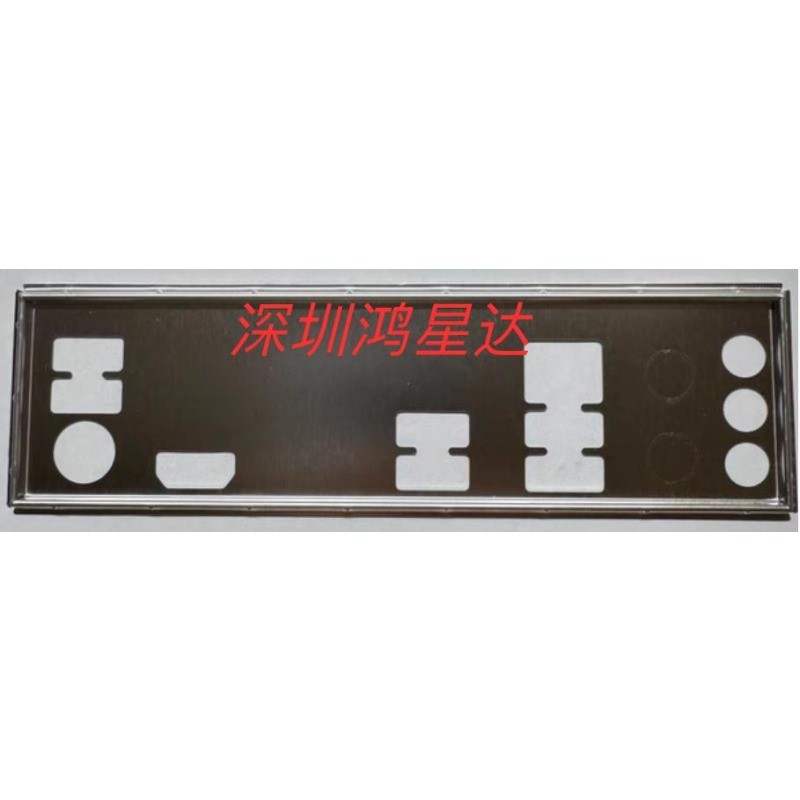 I/O IO Shield Blank Baffle for ASRock Z590M Phantom Gaming 4 Motherboard Bezel Barrier Blocking Plat