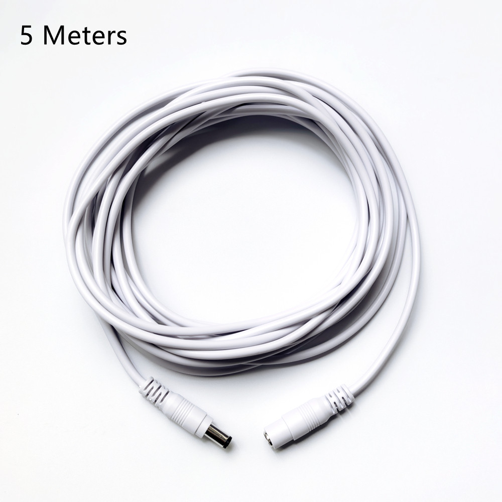DC Extension Cable 3M 5M 10M 20M 30M 5.5x2.1mm Female to Male Plug for 12V 5V 24V Power Adapter Cord