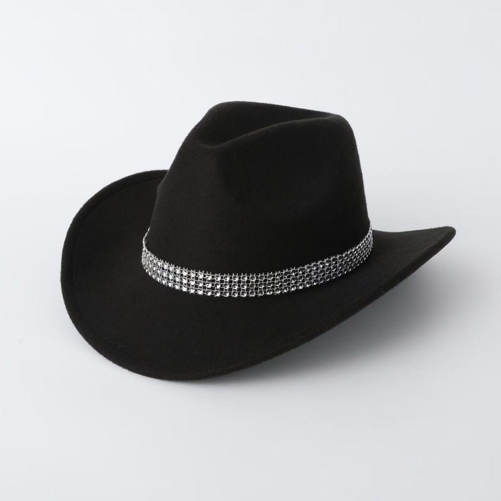 Topi Koboi Barat Wol Baru Gaya Wanita