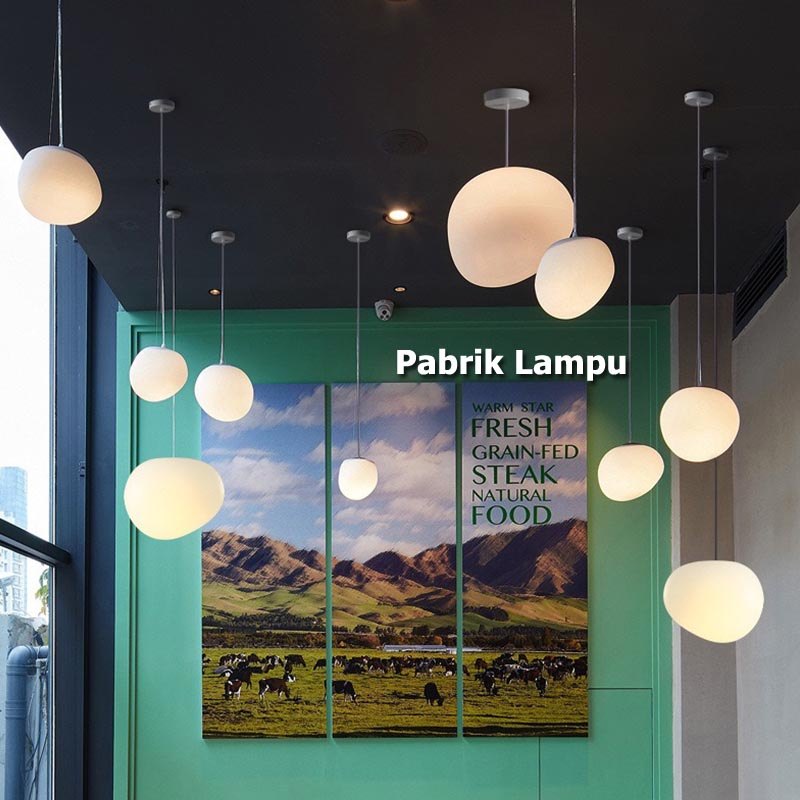 Pabrik Lampu lampu gantung minimalis lampu cafe 3 Warna lampu gantung ruang tamu Nordik