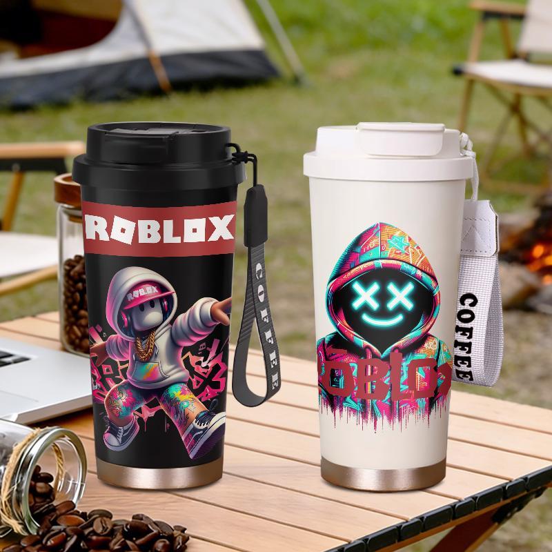 Tumbler Roblox Botol Air Minum Aesthetic Stainless Steel Tumblr CUP 500 ML Termos Viral Tahan Dingin