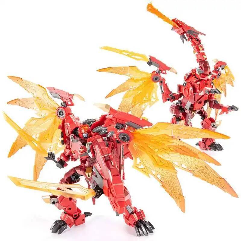 JINBAO 8871 Transmetal 2 Megatoron Red Dragon Transformation Beast Wars BW Toys Action Figure DX09 D