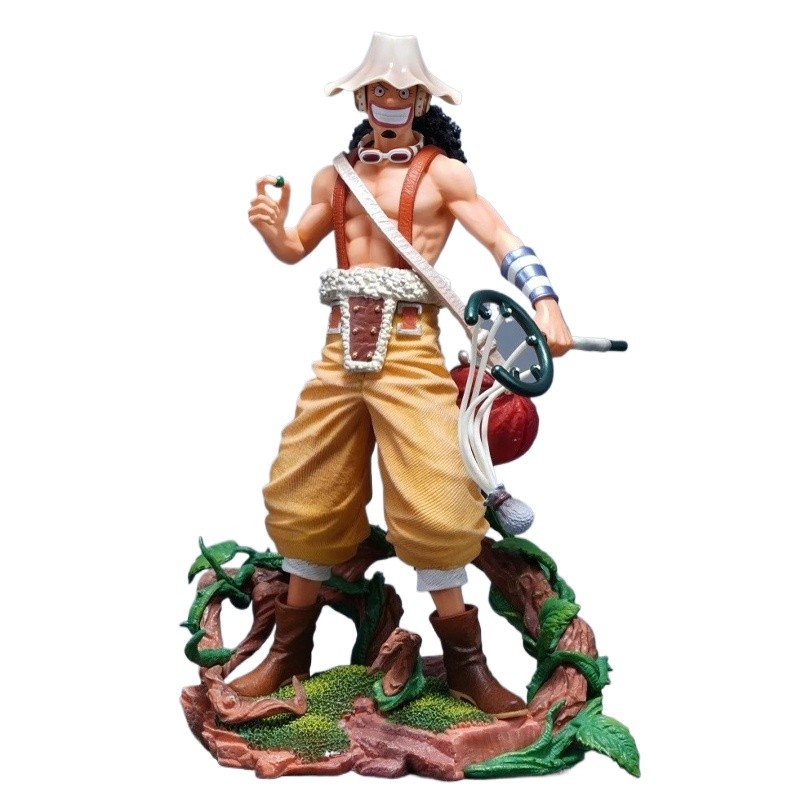 25CM One Piece Action Figure Usopp Two Years Later Pvc Collectible Doll One Piece Usopp Anime Figuri