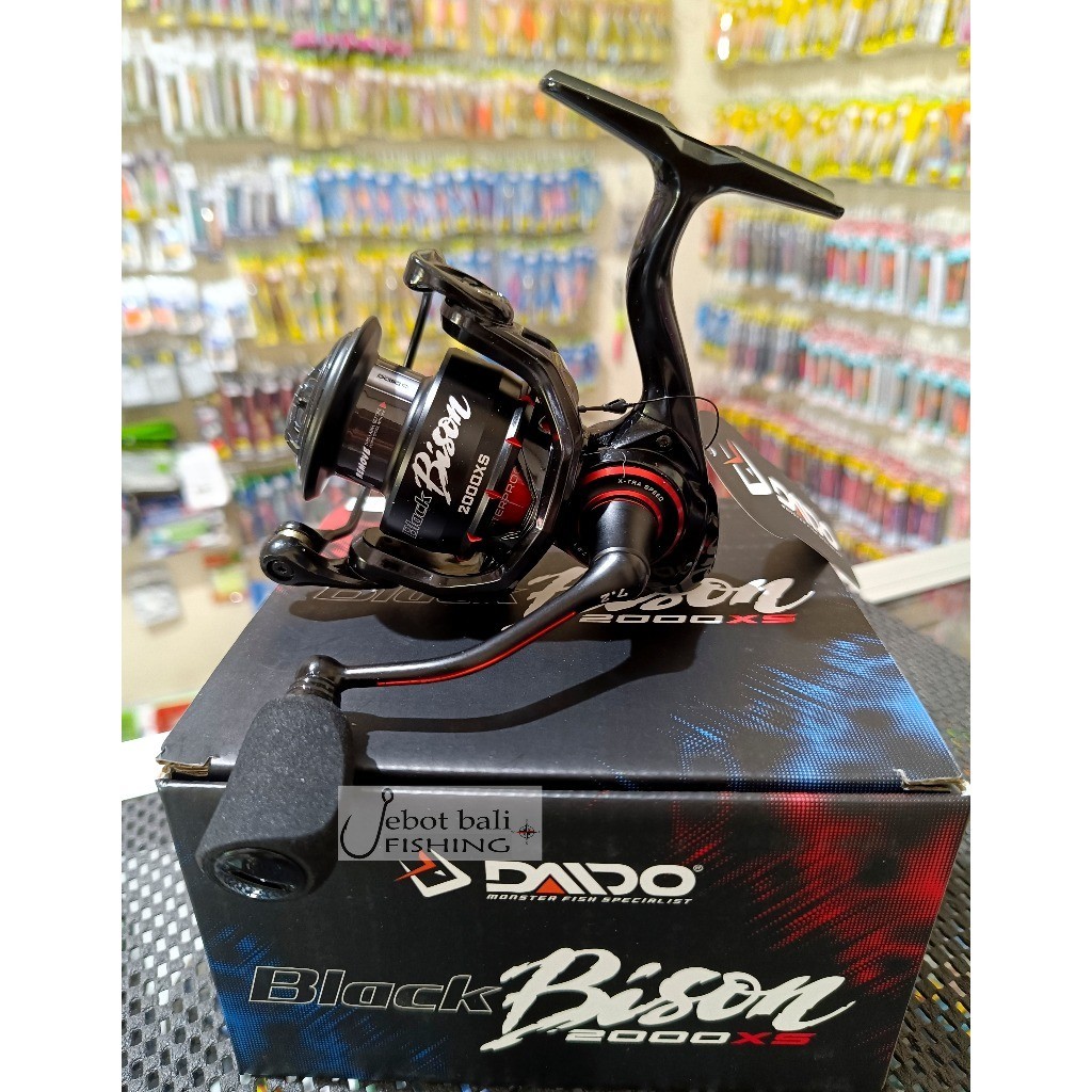 Reel Pancing Spinning Daido BLACK BISON 2000 3000 - Power Handle
