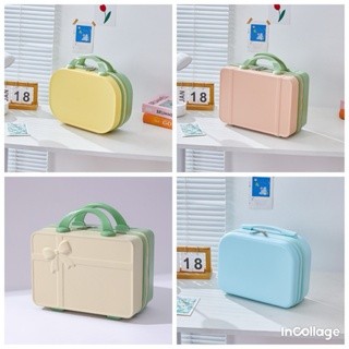 RAGGI STORE -  Tas koper 14 inch Elegant - Tas make up mini - Koper  koper mini koper kecil hampers 