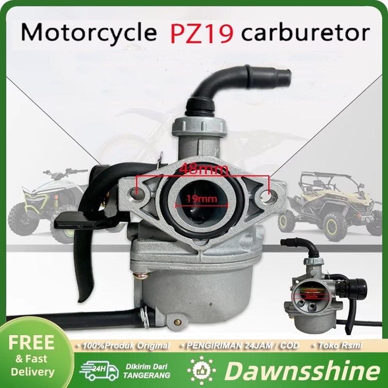 LPG PZ19 Karburator Konverter Gas - Cocok GX160/GX31/GX22 & Motor Vario/Supra/Revo Original