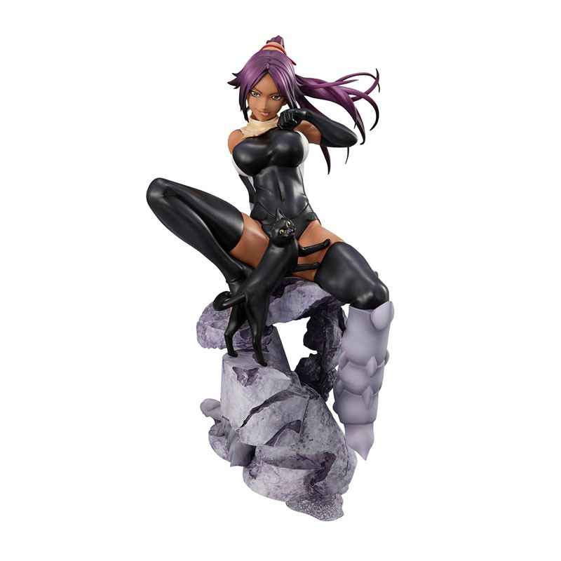 MegaHouse GEM Original:BLEACH Shihouin Yoruichi 20cm PVC Action Figure Anime Figure Model Toys Figur