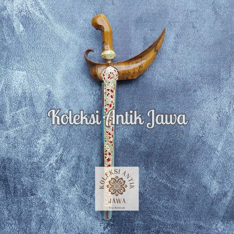 Keris Manten Pengantin Jawa Pendok Topengan Silih Asih Plus Selut