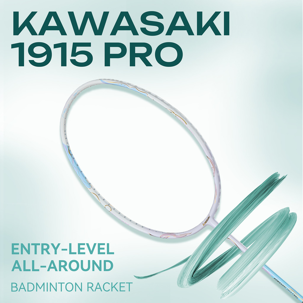 Kawasaki 1915 Pro Professional Badminton Racket 5U High Tension All carbon Balanced raquette badmint
